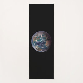 青い大理石地球（西半球） ヨガマット