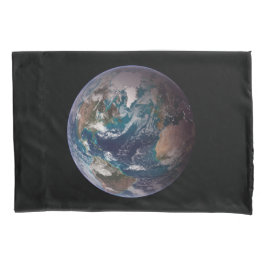 青い大理石地球（西半球） 枕カバー