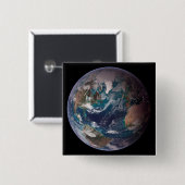 青い大理石地球（西半球） 缶バッジ (正面&裏面)
