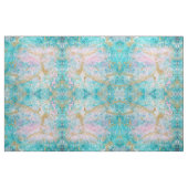 青い大理石金ゴールド  ファブリック (ヤード)