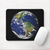 青い大理石 マウスパッド (マウス)