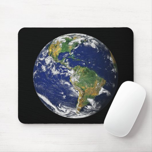 青い大理石 マウスパッド (マウス)