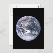 「青い大理石」地球はアポロ17から見える ポストカード (正面/裏面)