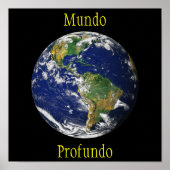 青い大理石_Mundo Profundo ポスター (正面)