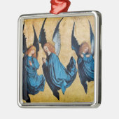 青い天使が三つ メタルオーナメント (左)