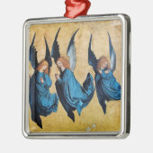 青い天使が三つ メタルオーナメント (左)