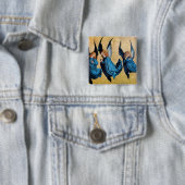 青い天使が三つ 缶バッジ (インサイチュ)