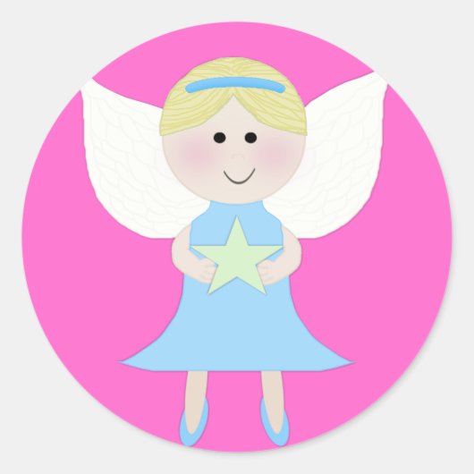 青い天使 ラウンドシール (正面)