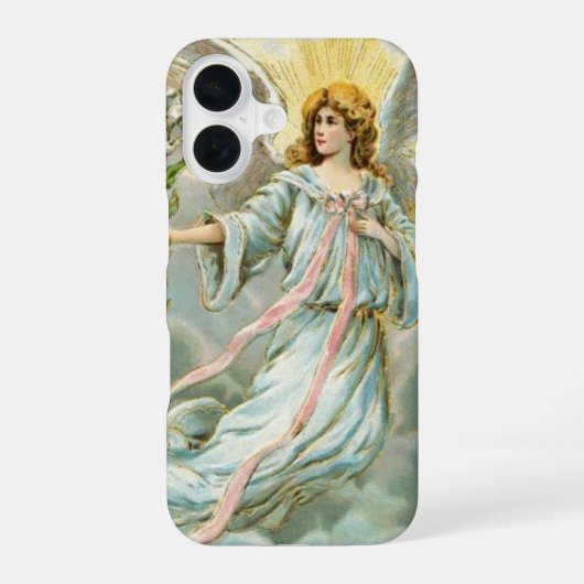 青い天使 iPhone 16ケース (裏面)