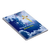 青い天国と白い雲とゴールデンクロス ノートブック (右側)