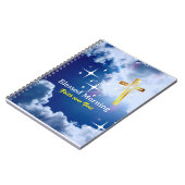 青い天国と白い雲とゴールデンクロス ノートブック (左側)