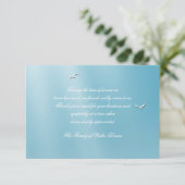 青い天国の死別はNotecard感謝していしています サンキューカード (スタンド正面)