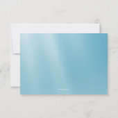 青い天国の死別はNotecard感謝していしています サンキューカード (裏面)