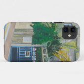 青い天国の頭が切れる電話箱 Case-Mate iPhoneケース (裏面(横))