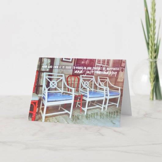 青い天国グリーティングカード サンキューカード (正面)