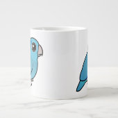 青い太平洋のParrotlet ジャンボコーヒーマグカップ (正面)