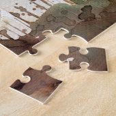 青い女性 ジグソーパズル (側面)