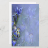 青い女神の文房具 便箋 (正面/裏面)