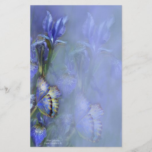 青い女神の文房具 便箋 (正面)