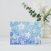 青い妖精のほこり葉書 ポストカード (スタンド正面)