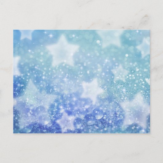青い妖精のほこり葉書 ポストカード (正面)