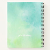 青い妖精のノート 書く 絵を描く スケッチ 女の子のための ノートブック (裏面)