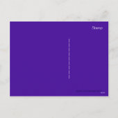 青い妖精の光 シーズンポストカード (裏面)