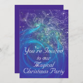 青い妖精の光 招待状 (正面/裏面)