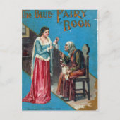 青い妖精の本 ポストカード (正面)