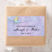 青い妖精の紫色の水色のボトルのラベル ラベル (インサイチュ)