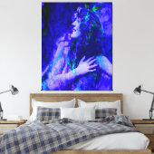 青い妖精 キャンバスプリント (インサイチュ (寝室))