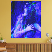 青い妖精 キャンバスプリント (インサイチュ (リビング))