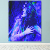 青い妖精 キャンバスプリント (インサイチュ (ウッドフロア))