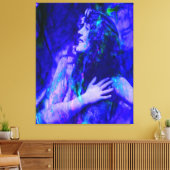 青い妖精 キャンバスプリント (インサイチュ (リビング))