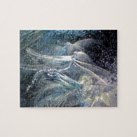 青い妖精 ジグソーパズル (横)