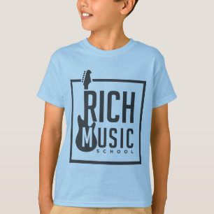 青い子どもたちTシャツリッチミュージックスクール Tシャツ