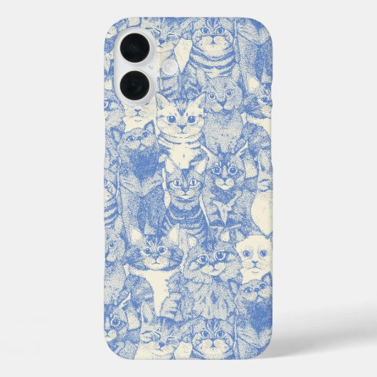 青い子ども Case-Mate iPhoneケース (裏面)