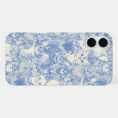 青い子ども iPhoneケース (裏面横)