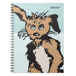 青い子犬のような目をしたかわいい犬 ノートブック