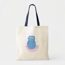 青い子猫 トートバッグ