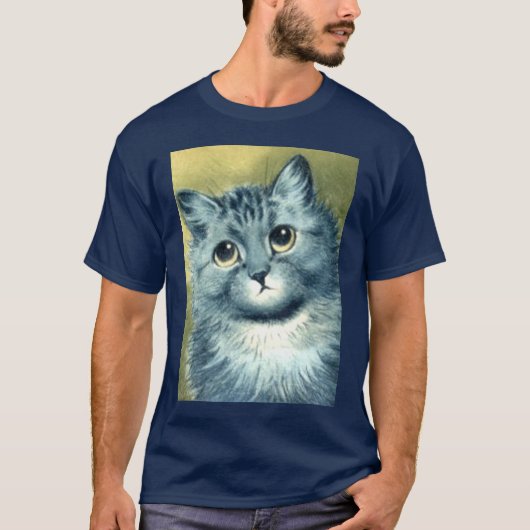 青い子猫 Tシャツ (正面)