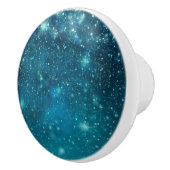 青い宇宙の星空 セラミックノブ (右)