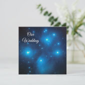 青い宇宙の結婚式におけるプレアデス星団 招待状 (スタンド正面)