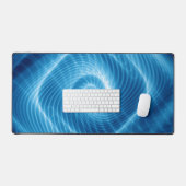 青い宇宙スパイラル星雲 デスクマット (キーボード&マウス)