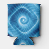 青い宇宙スパイラル星雲 缶クーラー (正面)