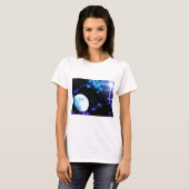 青い宇宙 Tシャツ (正面フル)