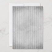 青い宝石のドラゴンフライ日付を保存 案内状 (裏面)