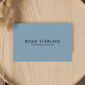 青い宝石のビジネスへの忠誠 名刺