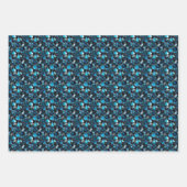 青い宝石 ラッピングペーパーシート (正面2)