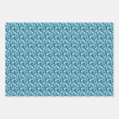 青い宝石 ラッピングペーパーシート (正面)
